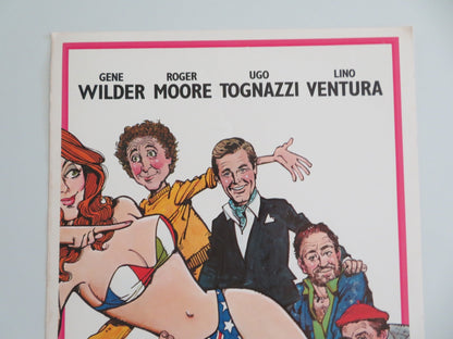 SUNDAY LOVERS US INSERT POSTER ROGER MOORE GENE WILDER 1981 Movie posters