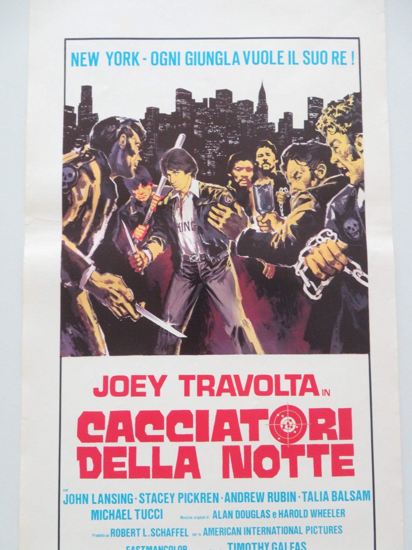 SUNNYSIDE ITALIAN LOCANDINA POSTER JOEY TRAVOLTA JOHN LANSING 1980 Movie posters