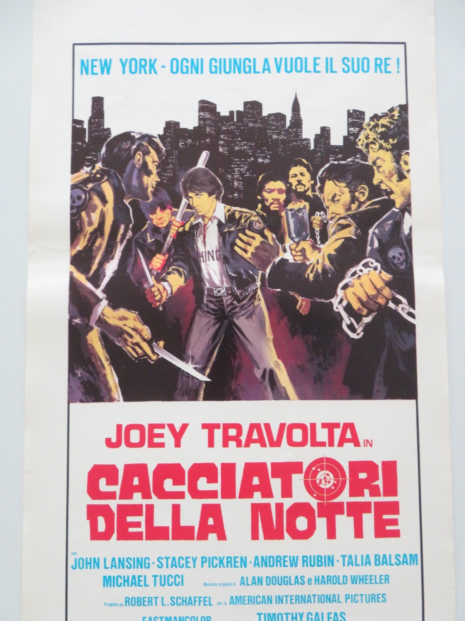SUNNYSIDE ITALIAN LOCANDINA POSTER JOEY TRAVOLTA JOHN LANSING 1980 Movie posters