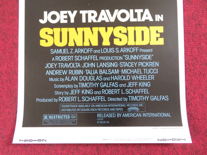 SUNNYSIDE US INSERT POSTER JOEY TRAVOLTA STACEY PICKREN 1979 Rendezvous Cinema Movie posters