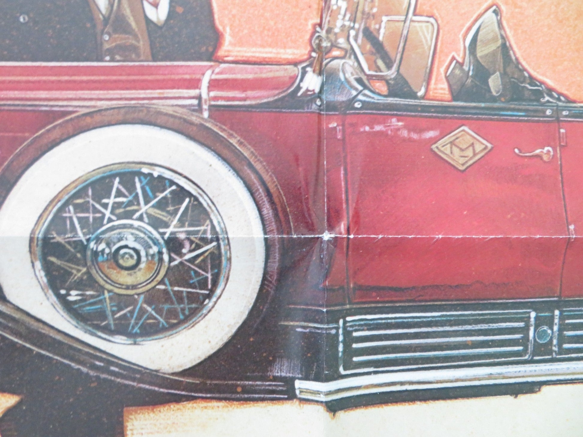 SUNSET FOLDED US ONE SHEET POSTER BRUCE WILLIS JAMES GARNER 1988 Movie posters