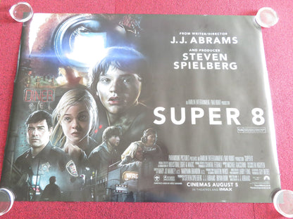 SUPER 8 - A UK QUAD ROLLED POSTER ELLE FANNING JOEL COURTNEY 2011 Rendezvous Cinema Movie posters