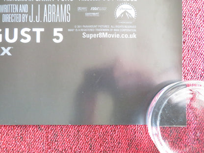 SUPER 8 - B UK QUAD ROLLED POSTER ELLE FANNING JOEL COURTNEY 2011 Rendezvous Cinema Movie posters