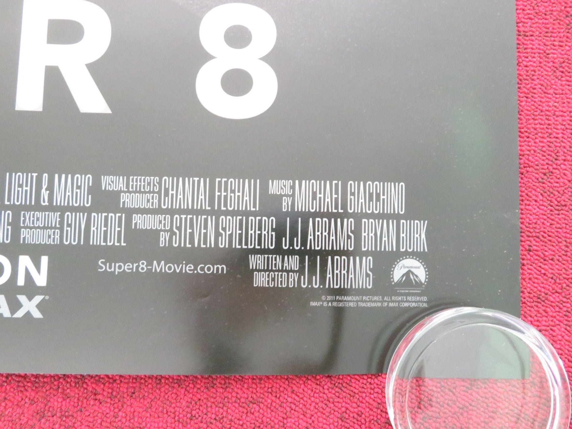 Super 8 - B US One Sheet Rolled Poster Elle Fanning Joel Courtney 2011 Movie posters