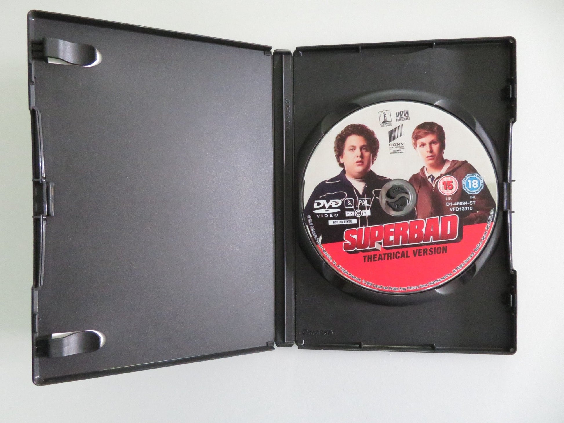 SUPERBAD (DVD) JONAH HILL MICHAEL CERA 2007 REGION 2 Movie posters