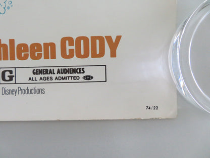 SUPERDAD US HALF SHEET (22"x 28") POSTER DISNEY BOB CRANE KURT RUSSELL 1973 Movie posters