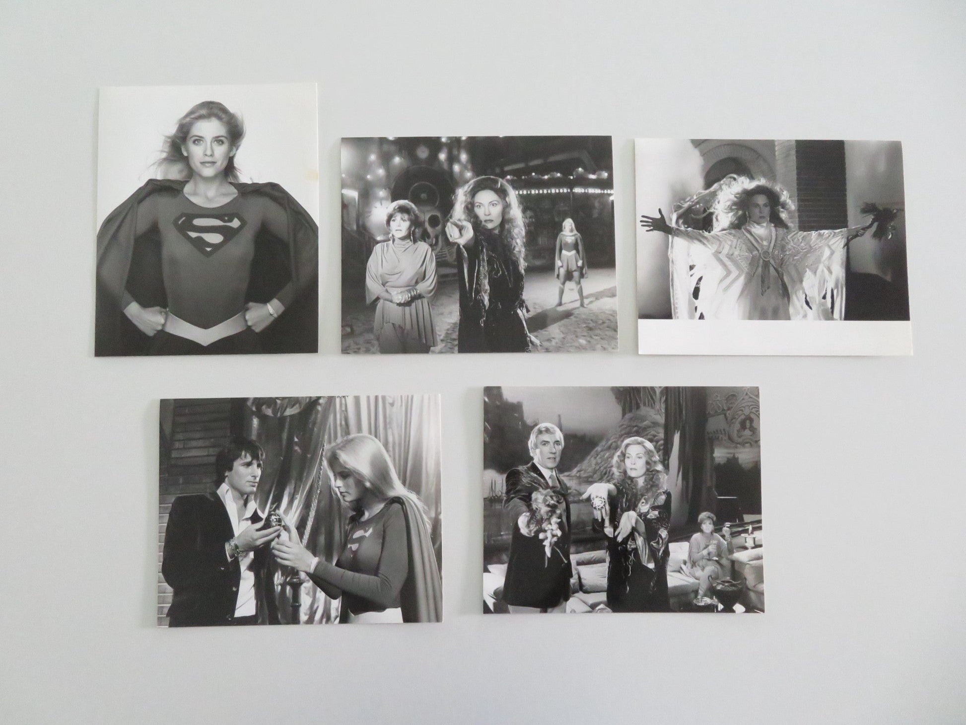 SUPERGIRL MOVIE STILL PHOTO LOT OF 5 HELEN SLATER FAYE DUNAWAY PETER COOK 1984 Movie posters