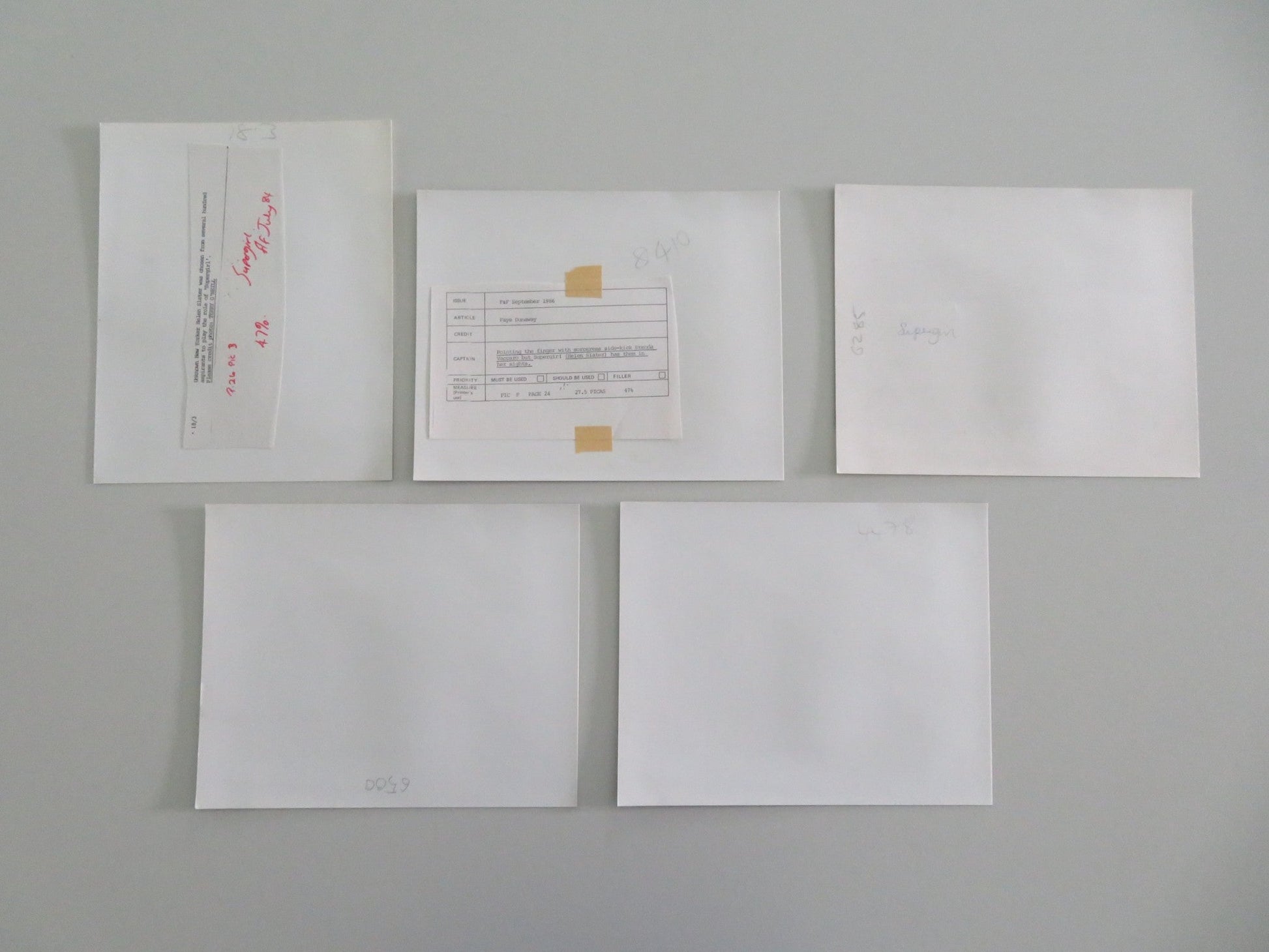 SUPERGIRL MOVIE STILL PHOTO LOT OF 5 HELEN SLATER FAYE DUNAWAY PETER COOK 1984 Movie posters