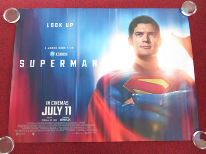 SUPERMAN - A UK QUAD ROLLED POSTER DAVID CORENSWET BRADLEY COOPER 2025 Movie posters