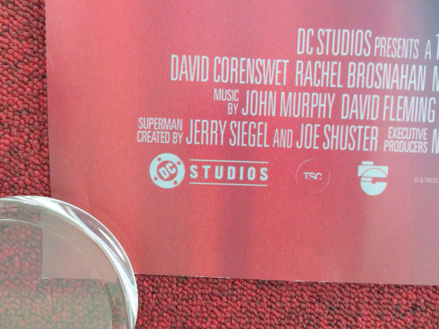 SUPERMAN - A UK QUAD ROLLED POSTER DAVID CORENSWET BRADLEY COOPER 2025 Movie posters