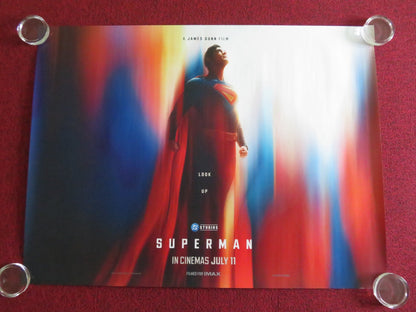 SUPERMAN - B UK QUAD ROLLED POSTER DC DAVID CORENSWET BRADLEY COOPER 2025 Movie posters