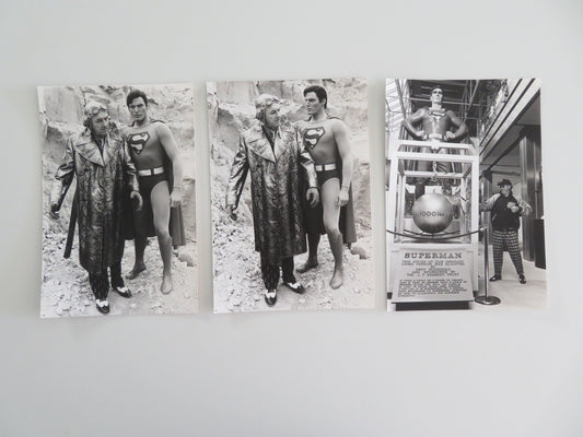 Superman IV: The Quest for Peace - B Movie Still Photo Lot Of 3 Reeve 1987 Movie posters