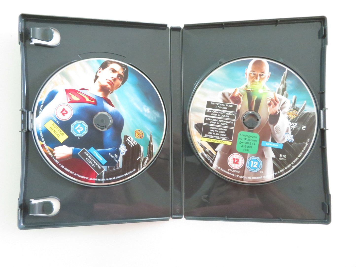 SUPERMAN RETURNS - 2 DISC SPECIAL EDITION (DVD) DC COMICS ROUTH 2006 REGION 2 Movie posters