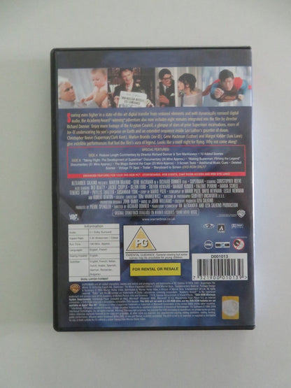 SUPERMAN THE MOVIE - B (DVD) CHRISTOPHER REEVE MARLON BRANDO 1978 REGION 2 Movie posters