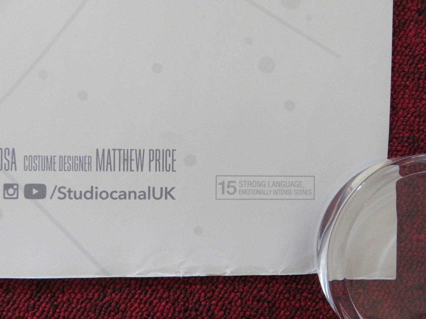 SUPERNOVA UK QUAD ROLLED POSTER COLIN FIRTH STANLEY TUCCI 2020 Rendezvous Cinema Movie posters