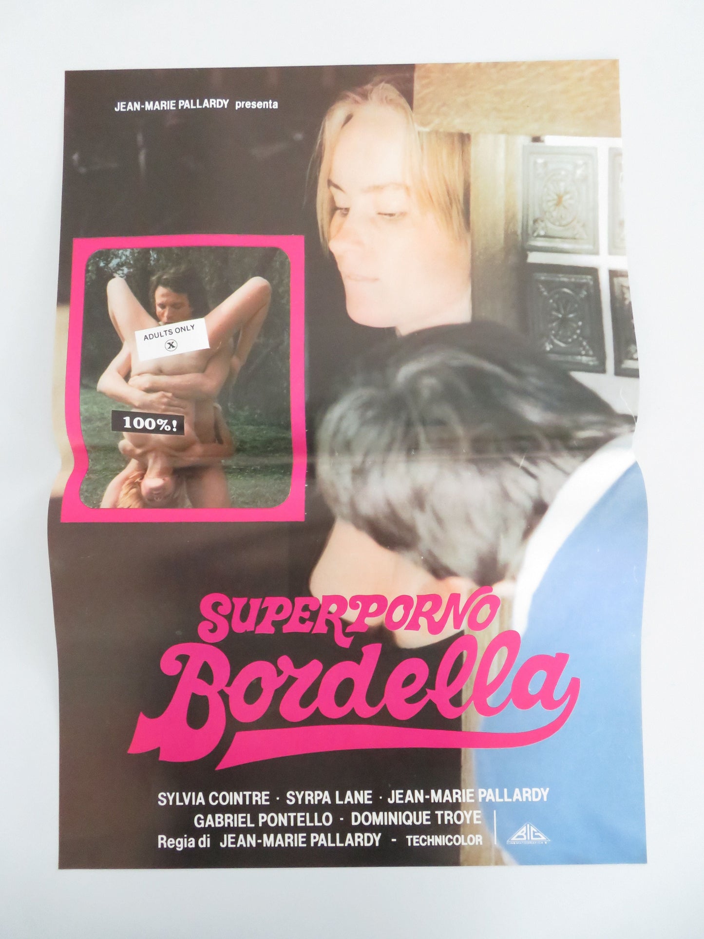 Superporno Bordella Italian Fotobusta Posters Lot of 6 Pallardy Cointre 1981 Movie posters