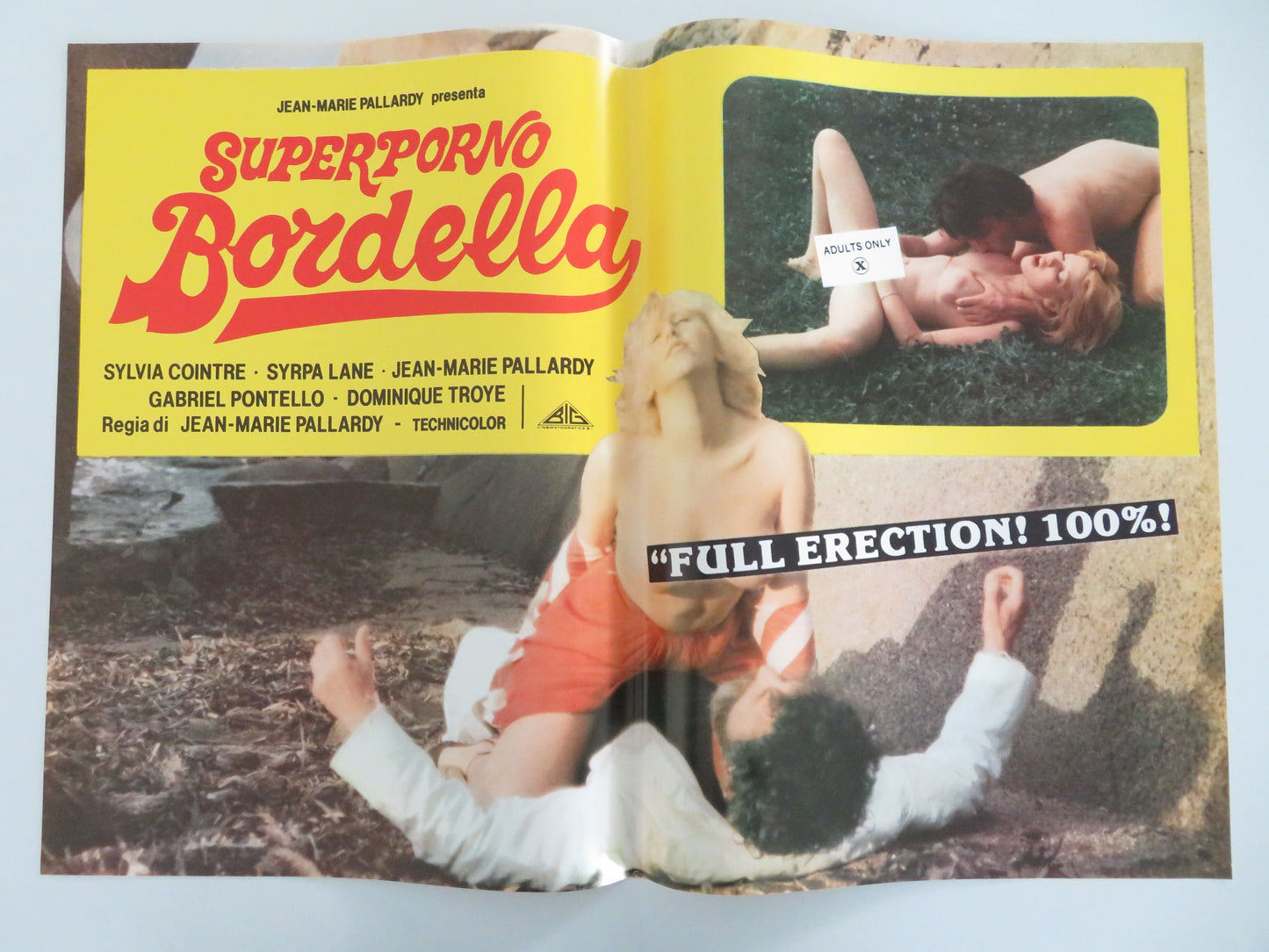 Superporno Bordella Italian Fotobusta Posters Lot of 6 Pallardy Cointre 1981 Movie posters