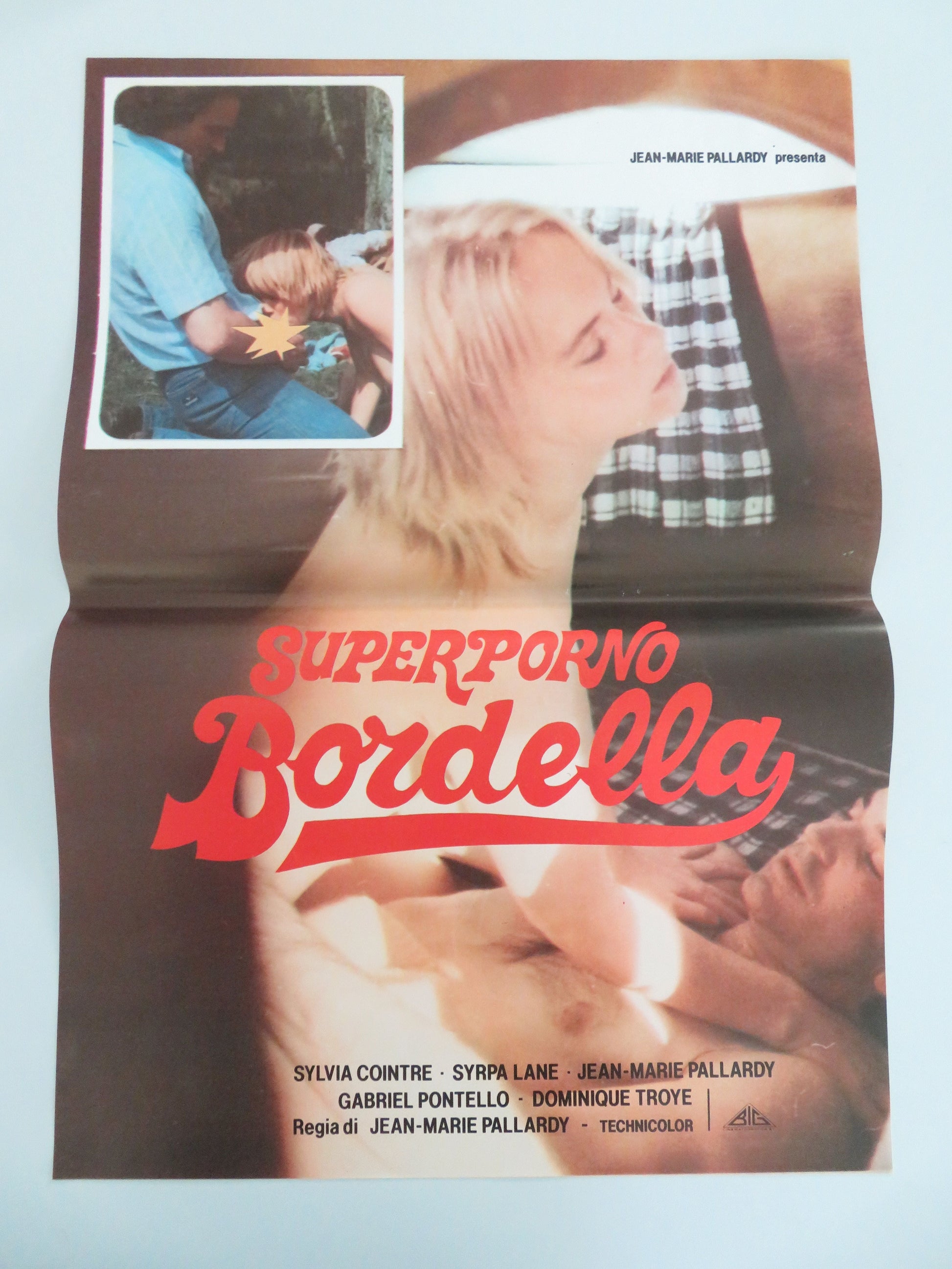 Superporno Bordella Italian Fotobusta Posters Lot of 6 Pallardy Cointre 1981 Movie posters