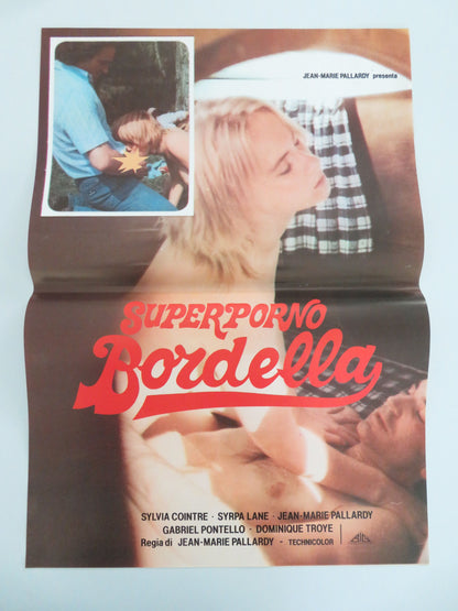 Superporno Bordella Italian Fotobusta Posters Lot of 6 Pallardy Cointre 1981 Movie posters