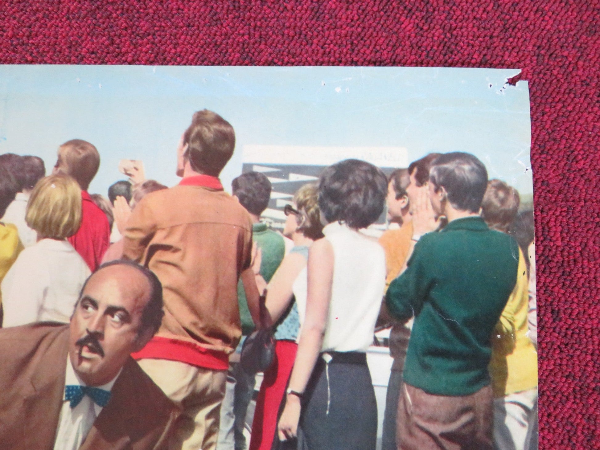 SUPERSEVEN CALLING CAIRO - A ITALIAN FOTOBUSTA POSTER ROGER BROWNE 1965 Rendezvous Cinema Movie posters