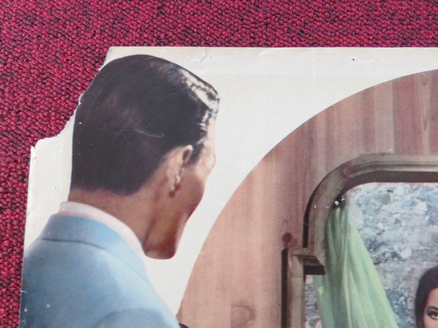 SUPERSEVEN CALLING CAIRO - A ITALIAN FOTOBUSTA POSTER ROGER BROWNE 1965 Rendezvous Cinema Movie posters