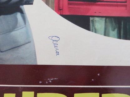 SUPERSEVEN CALLING CAIRO - A ITALIAN FOTOBUSTA POSTER ROGER BROWNE 1965 Rendezvous Cinema Movie posters