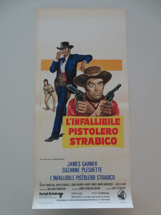 SUPPORT YOUR LOCAL GUNFIGHTER - B ITALIAN LOCANDINA POSTER JAMES GARNER 1971 Movie posters