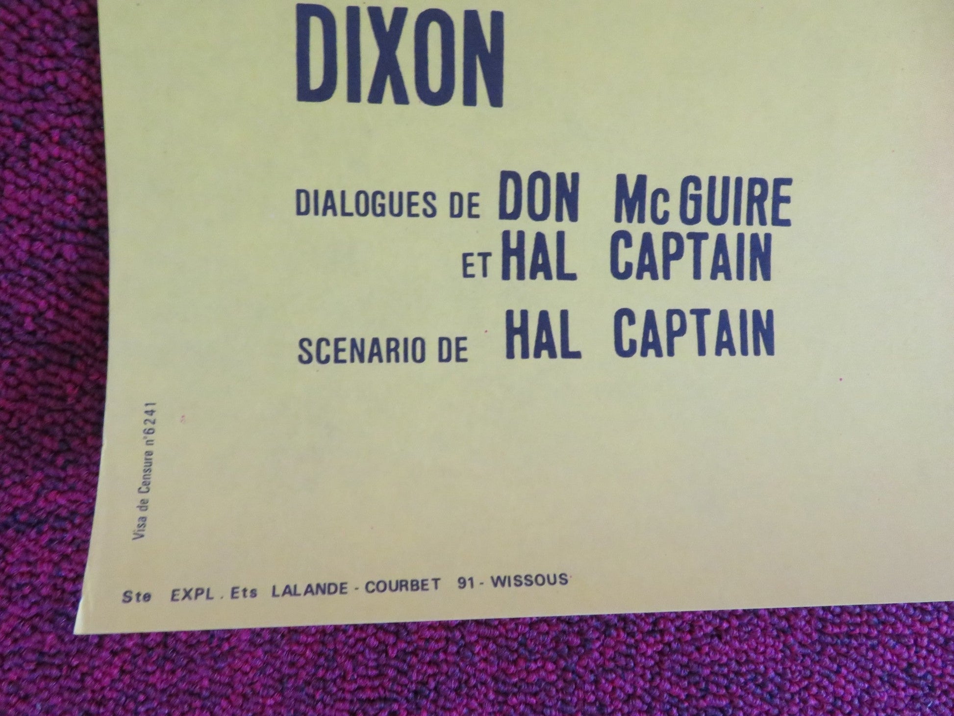 SUPPOSE THEY GAVE A WAR AND NOBODY CAME FRENCH POSTER ROLLED KEITH CURTIS 1970 Rendezvous Cinema Movie posters