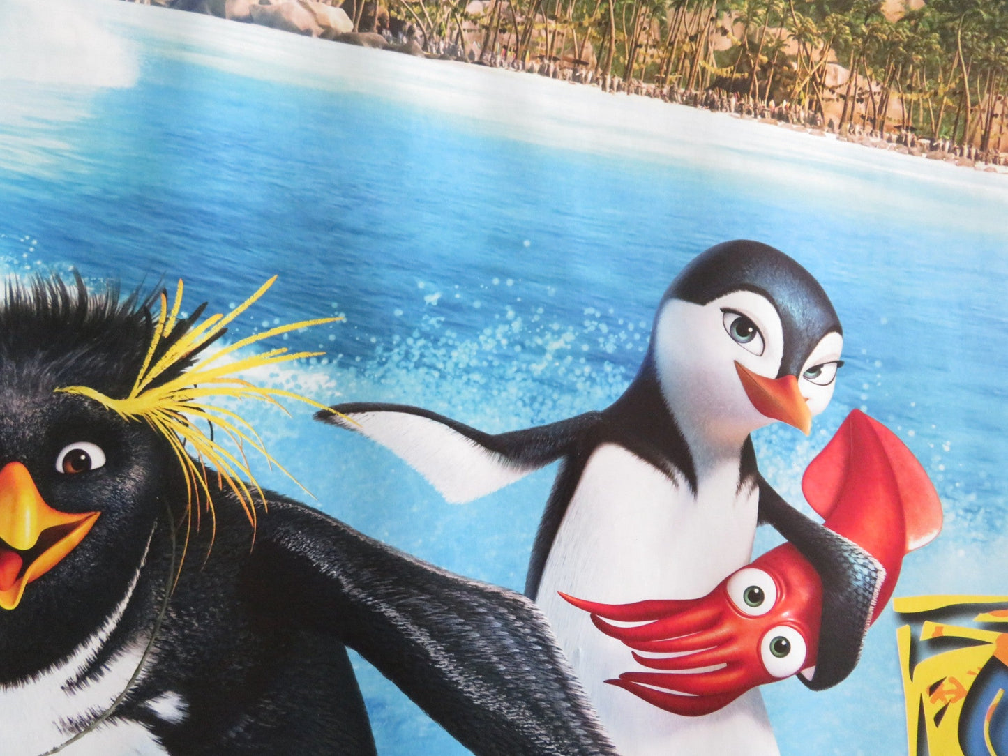 SURF'S UP UK QUAD ROLLED POSTER SHIA LABEOUF JEFF BRIDGES 2007 Rendezvous Cinema Movie posters