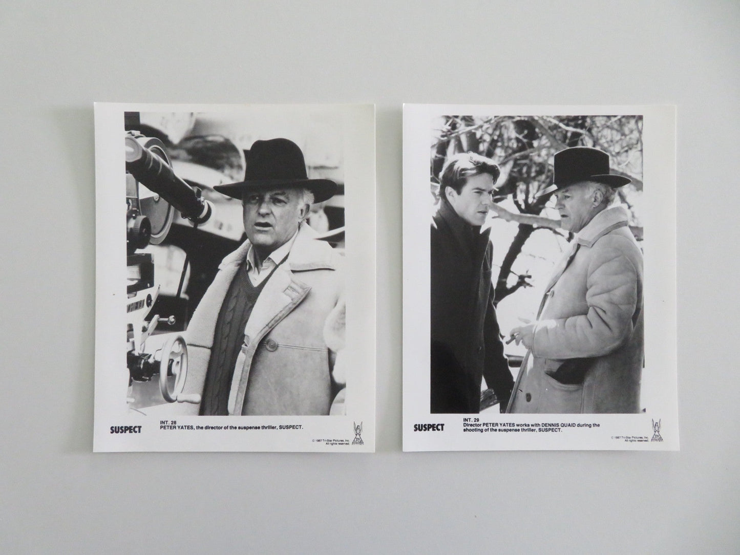 SUSPECT MOVIE STILL PHOTO LOT OF 12 CHER DENNIS QUAID 1987 Movie posters