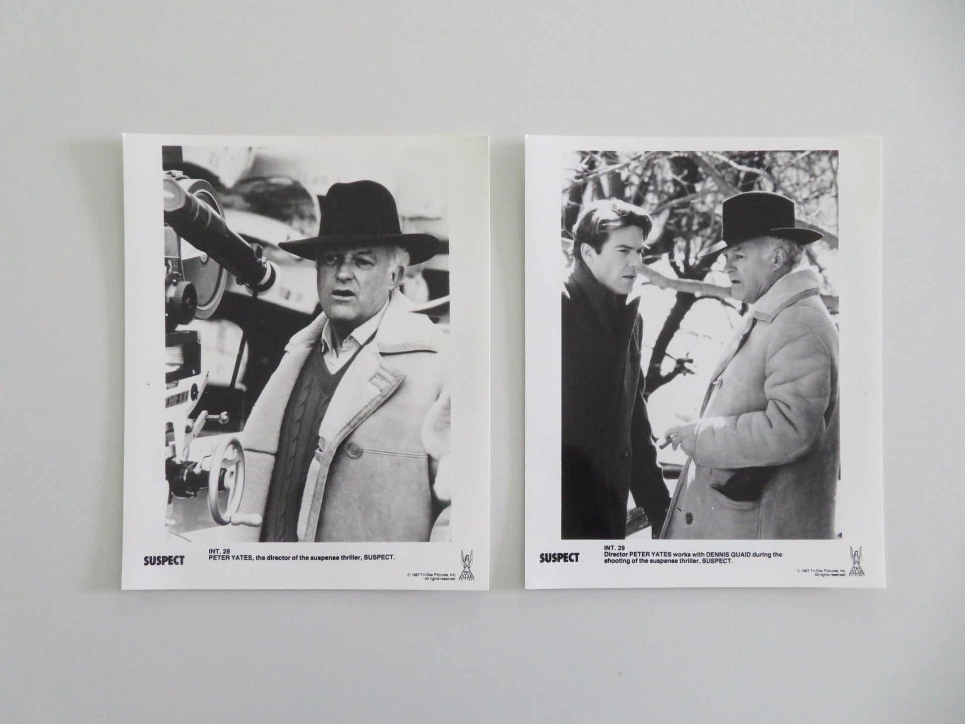 SUSPECT MOVIE STILL PHOTO LOT OF 12 CHER DENNIS QUAID 1987 Movie posters