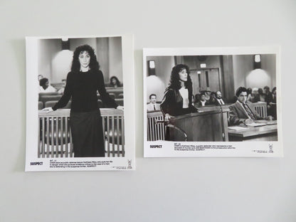 SUSPECT MOVIE STILL PHOTO LOT OF 12 CHER DENNIS QUAID 1987 Movie posters