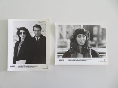 SUSPECT MOVIE STILL PHOTO LOT OF 12 CHER DENNIS QUAID 1987 Movie posters