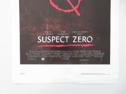 Suspect Zero ITALIAN LOCANDINA POSTER BEN KINGSLEY AARON ECKHART 2004 Movie posters