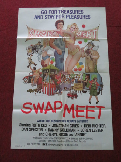 SWAP MEET FOLDED US ONE SHEET POSTER JON GRIES RUTH COX 1979 Movie posters
