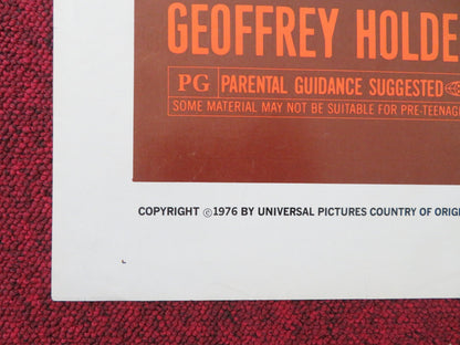 SWASHBUCKLER FOLDED US ONE SHEET POSTER ROBERT SHAW JAMES EARL JONES 1976 Movie posters