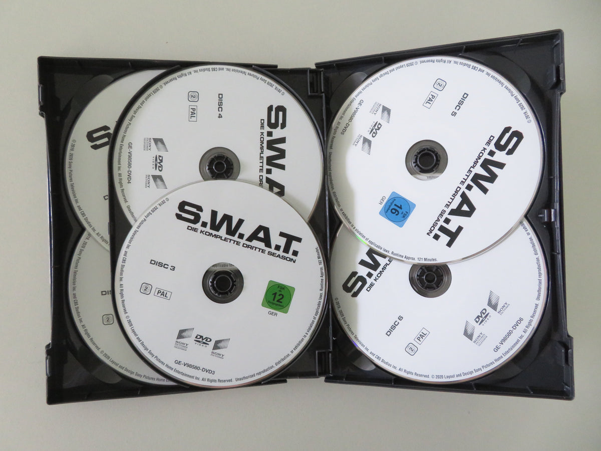 S.W.A.T. - Season 3 (DVD BoxSet) Shemar Moore Jay Harrington 2019 Region 2 Movie posters