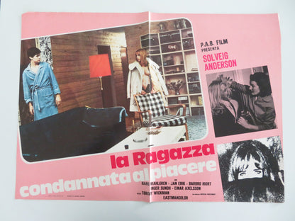 Swedish and Underage Italian Fotobusta Posters Lot of 7 Andersson 1971 Movie posters