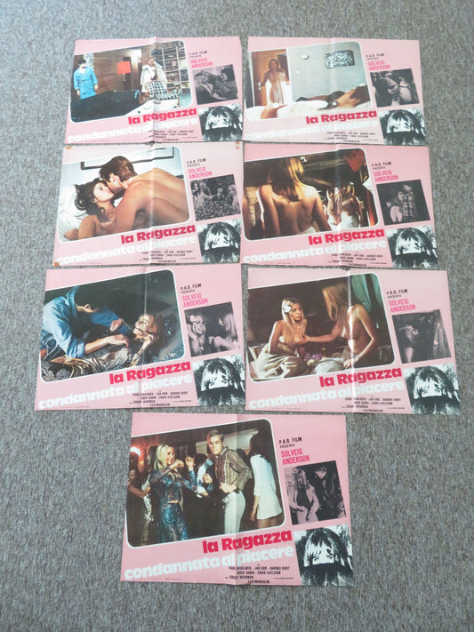 Swedish and Underage Italian Fotobusta Posters Lot of 7 Andersson 1971 Movie posters