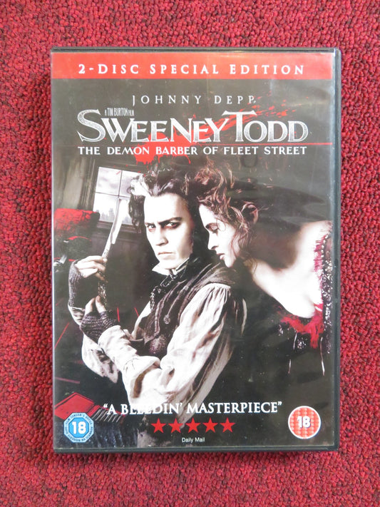 SWEENEY TODD: THE DEMON BARBER OF FLEET STREET (DVD) 2007 REGION 2 JOHNNY DEPP Rendezvous Cinema Movie posters