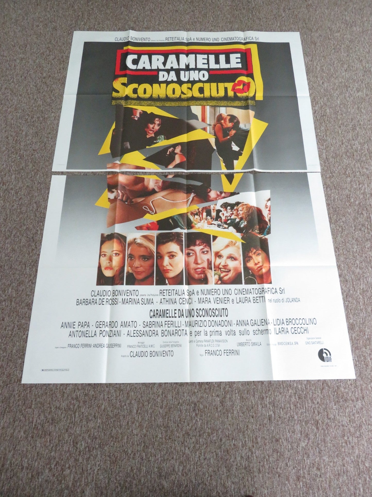 SWEETS FROM A STRANGER ITALIAN 4 FOGLIO POSTER BARBARA DA ROSSI MARINA SUMA 1987 Movie posters