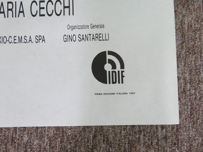 SWEETS FROM A STRANGER ITALIAN 4 FOGLIO POSTER BARBARA DA ROSSI MARINA SUMA 1987 Movie posters