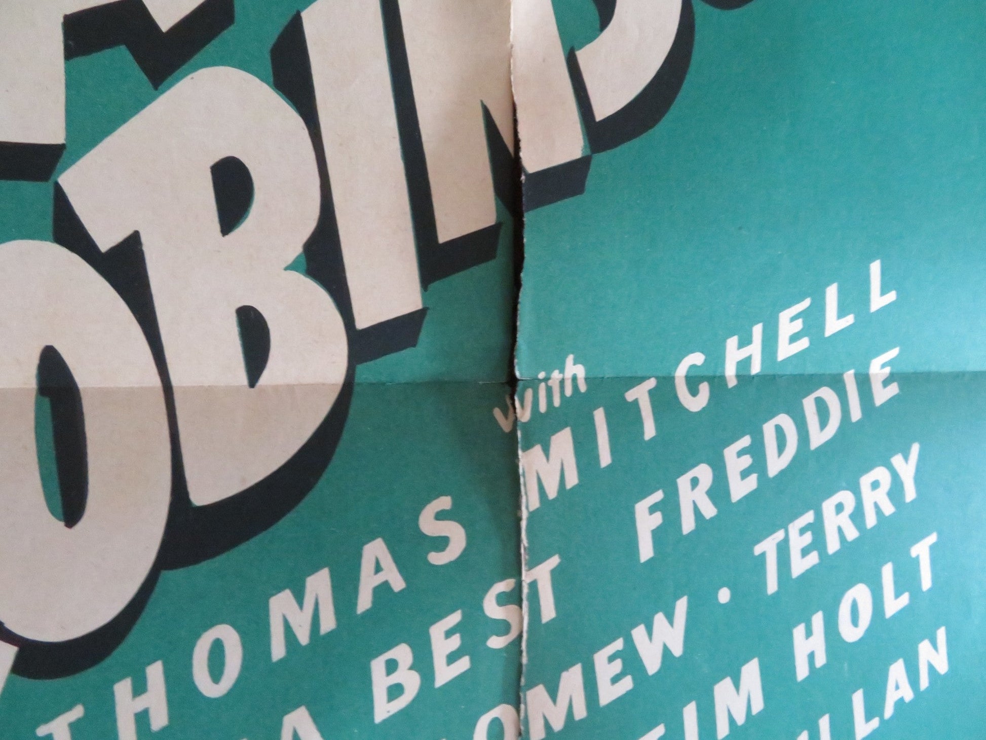 SWISS FAMILY ROBINSON FOLDED US ONE SHEET POSTER THOMAS MITCHELL EDNA BEST 1940 Rendezvous Cinema Movie posters