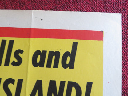 SWISS FAMILY ROBINSON FOLDED US ONE SHEET POSTER THOMAS MITCHELL EDNA BEST 1940 Rendezvous Cinema Movie posters