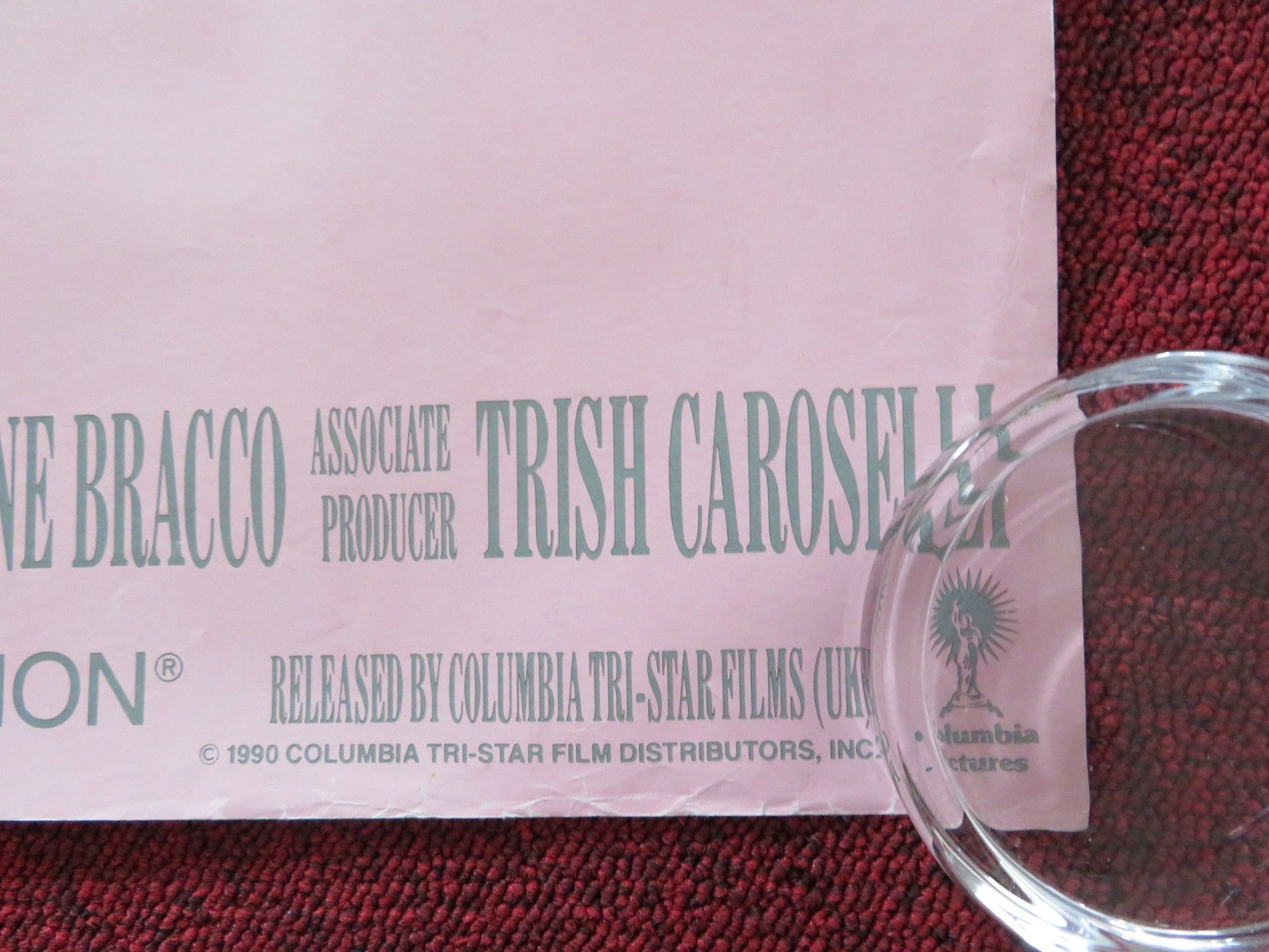 SWITCH UK QUAD ROLLED POSTER ELLEN BARKIN JIMMY SMITS 1991 Rendezvous Cinema Movie posters