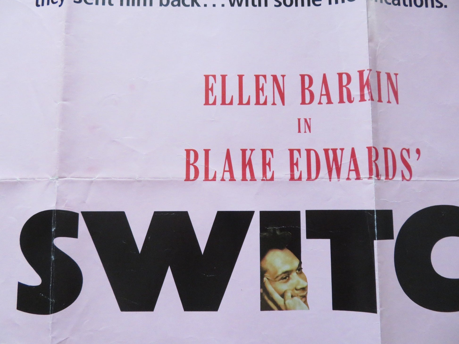 SWITCH UK QUAD ROLLED POSTER ELLEN BARKIN JIMMY SMITS 1991 Rendezvous Cinema Movie posters