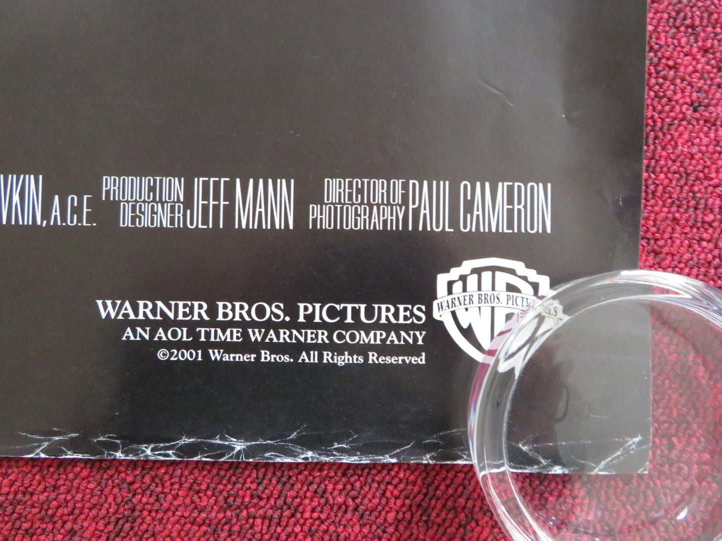 SWORD FISH UK QUAD ROLLED POSTER JOHN TRAVOLTA HUGH JACKMAN 2001 Rendezvous Cinema Movie posters