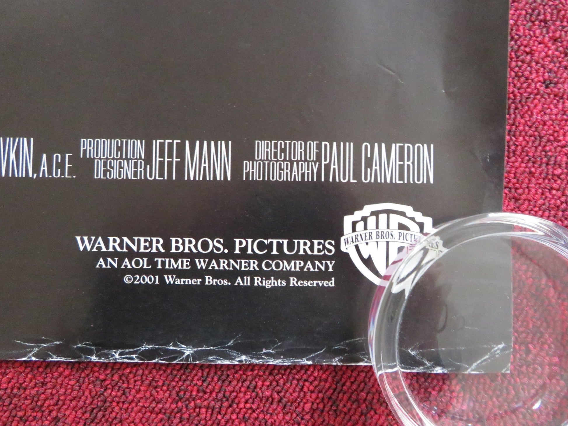 SWORD FISH UK QUAD ROLLED POSTER JOHN TRAVOLTA HUGH JACKMAN 2001 Rendezvous Cinema Movie posters