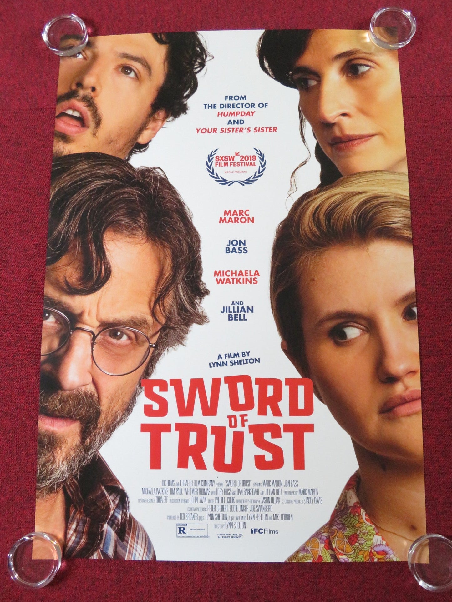 SWORD OF TRUST US ONE SHEET ROLLED POSTER MARC MARON JON BASS 2019 Rendezvous Cinema Movie posters