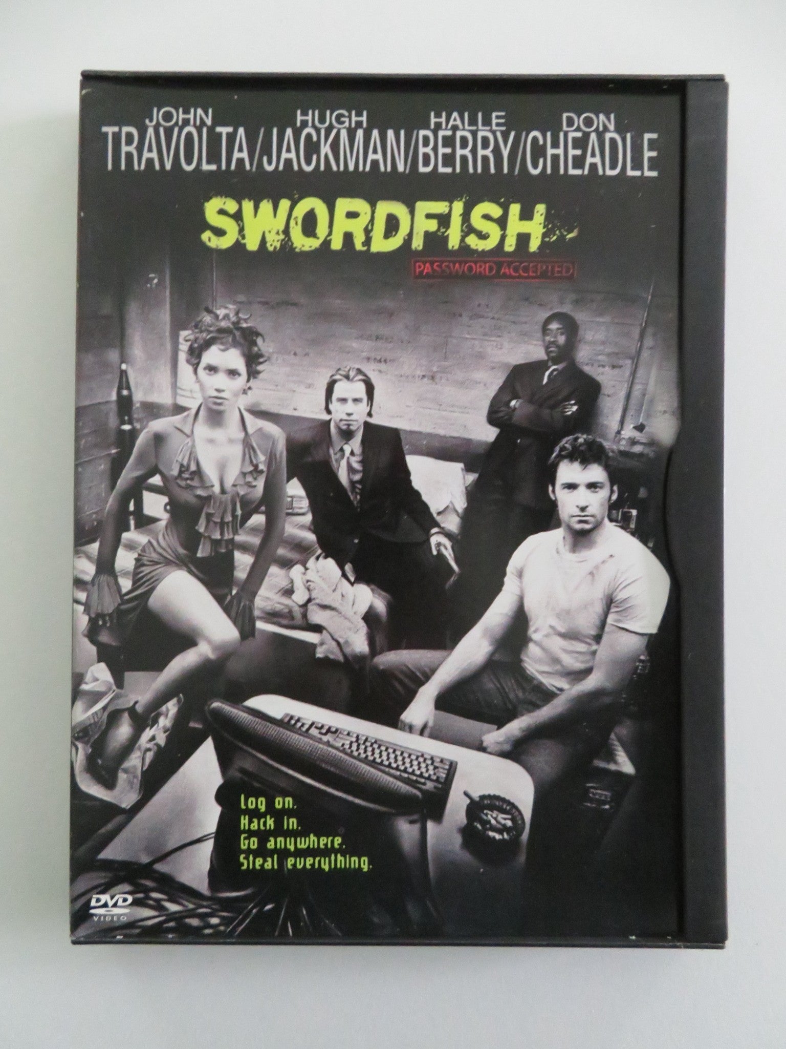 Swordfish (DVD) John Travolta Hugh Jackman 2001 Region 1 Movie posters